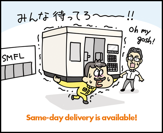 Same-day delivery is available!