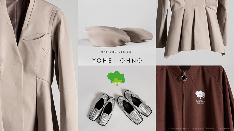 The uniforms will feature a suit style consisting of jackets, pants, and cut-and-sewn tops, along with hats and shoes, all sharing a consistent design. The distinctive style of YOHEI OHNO is seamlessly blended with functionality to support staff operations.